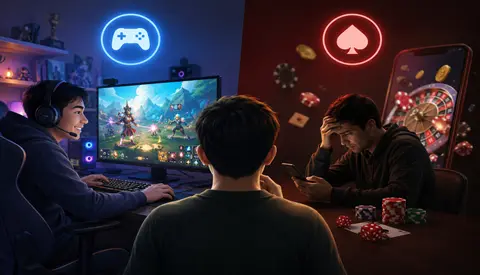 Mengenali Karakteristik Game Online Dan Judi Online Agar Tidak Keliru Menilainya